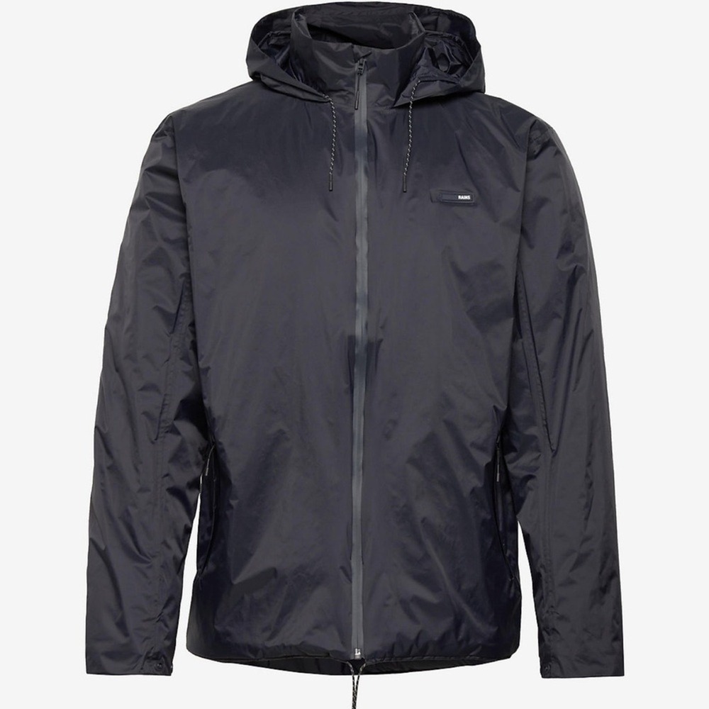 Rains NWT Mens Size Small‎ Padded Nylon  Windbreaker Jacket with hood